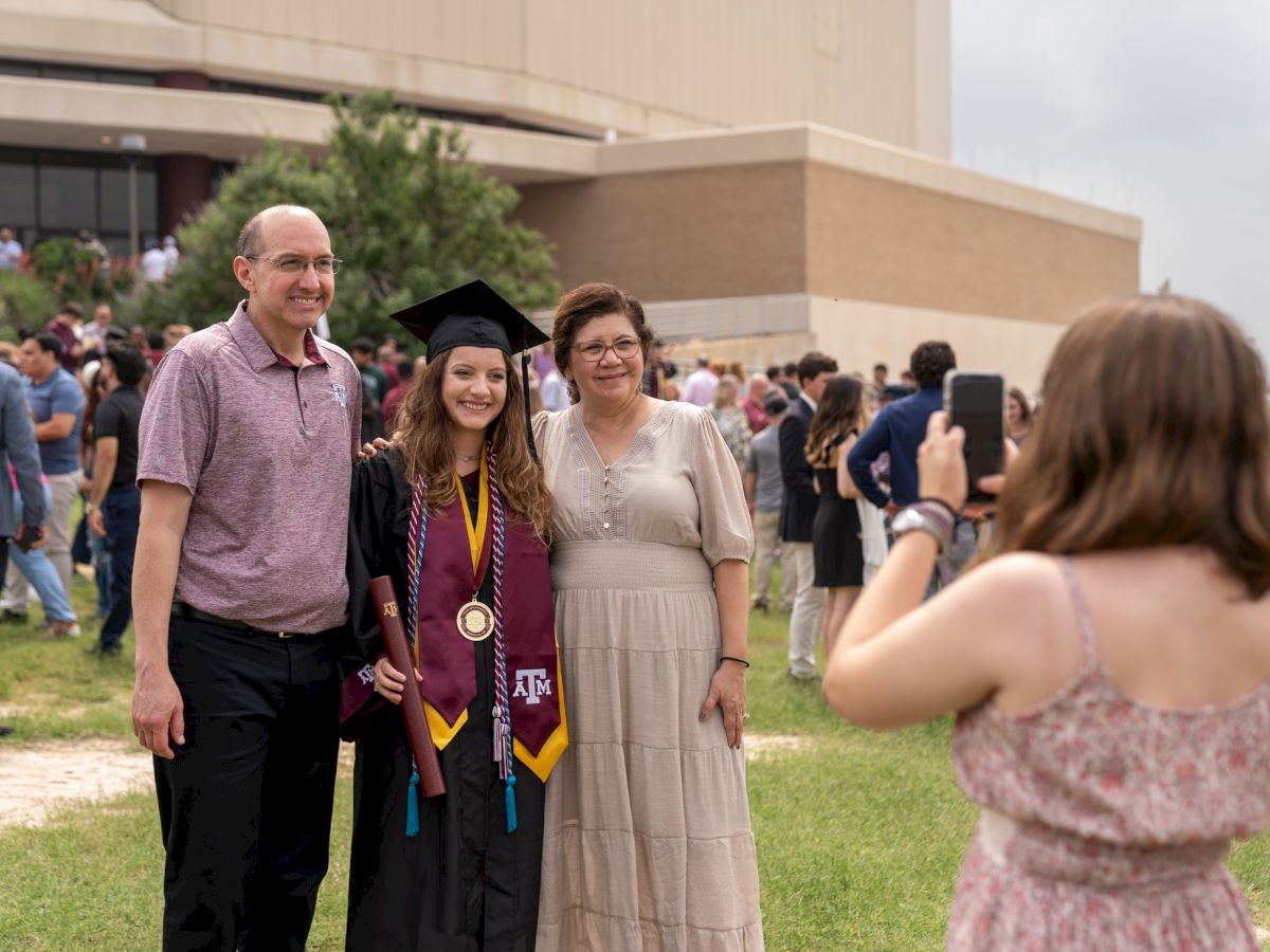 Family with graduate