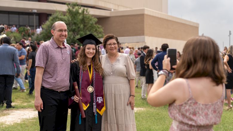 Family with graduate